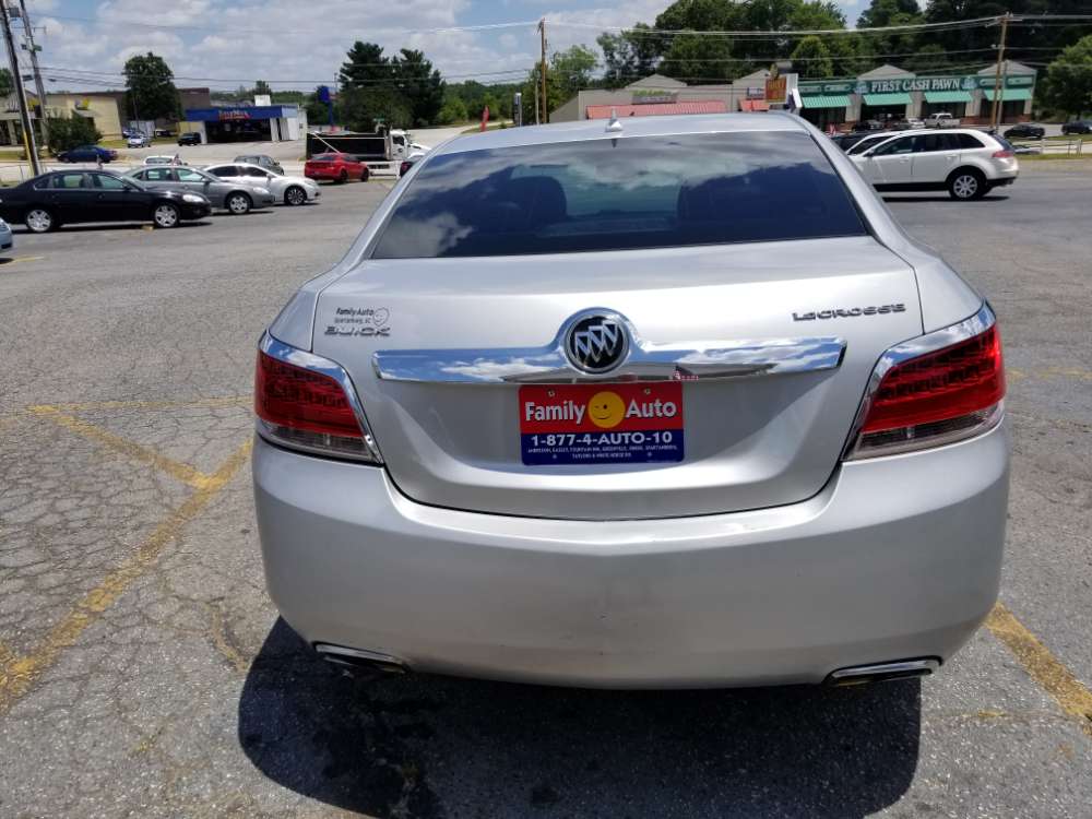 Buick Lacrosse 2012 Silver