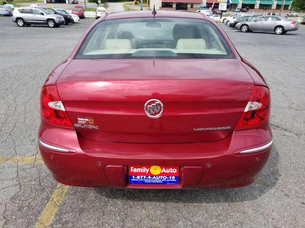 Buick Lacrosse 2007 Red